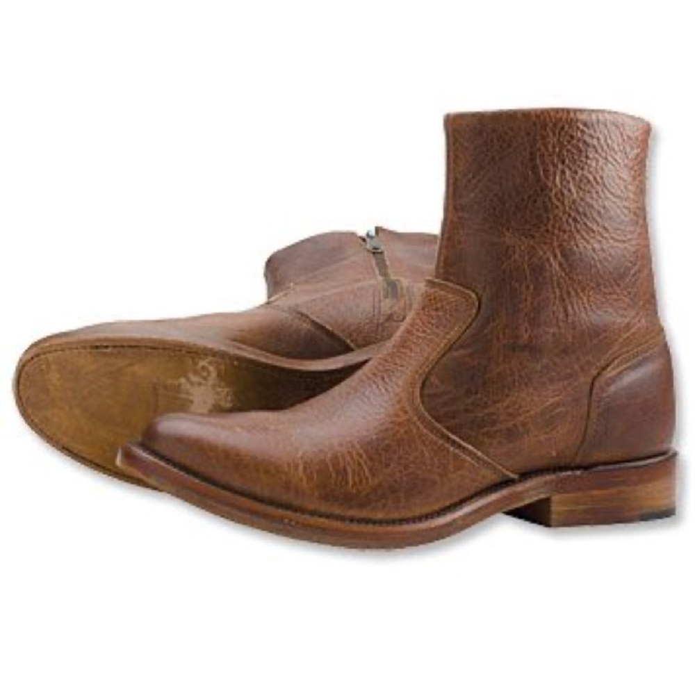 Orvis Chestnut Bison Leather Boots